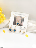 Fancy China Heart Jewellery Set for Her