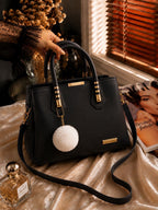 3-Partition Lightweight Shoulder Handbag