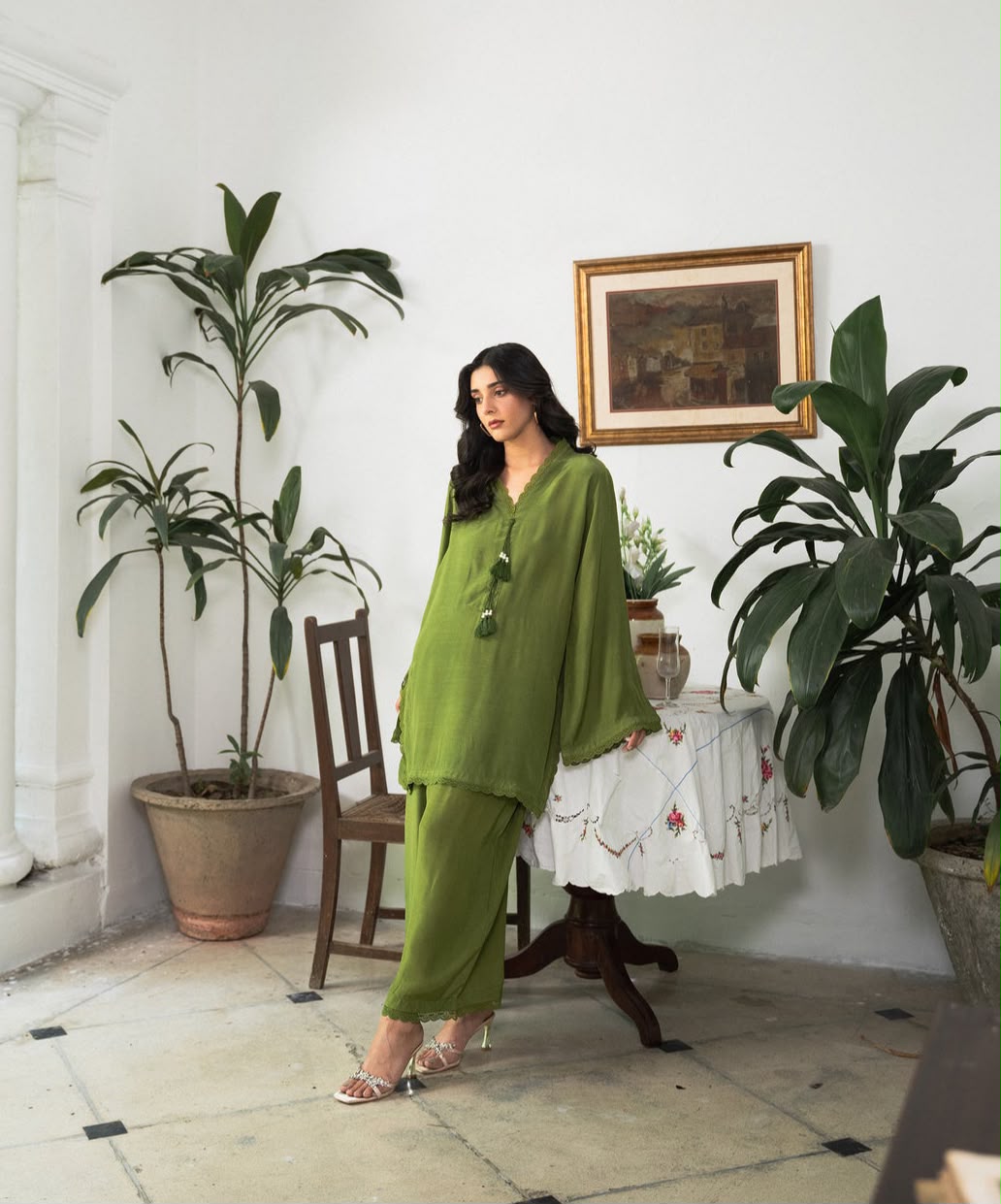 Ready to Wear 2-Piece Crape Georgette Dress