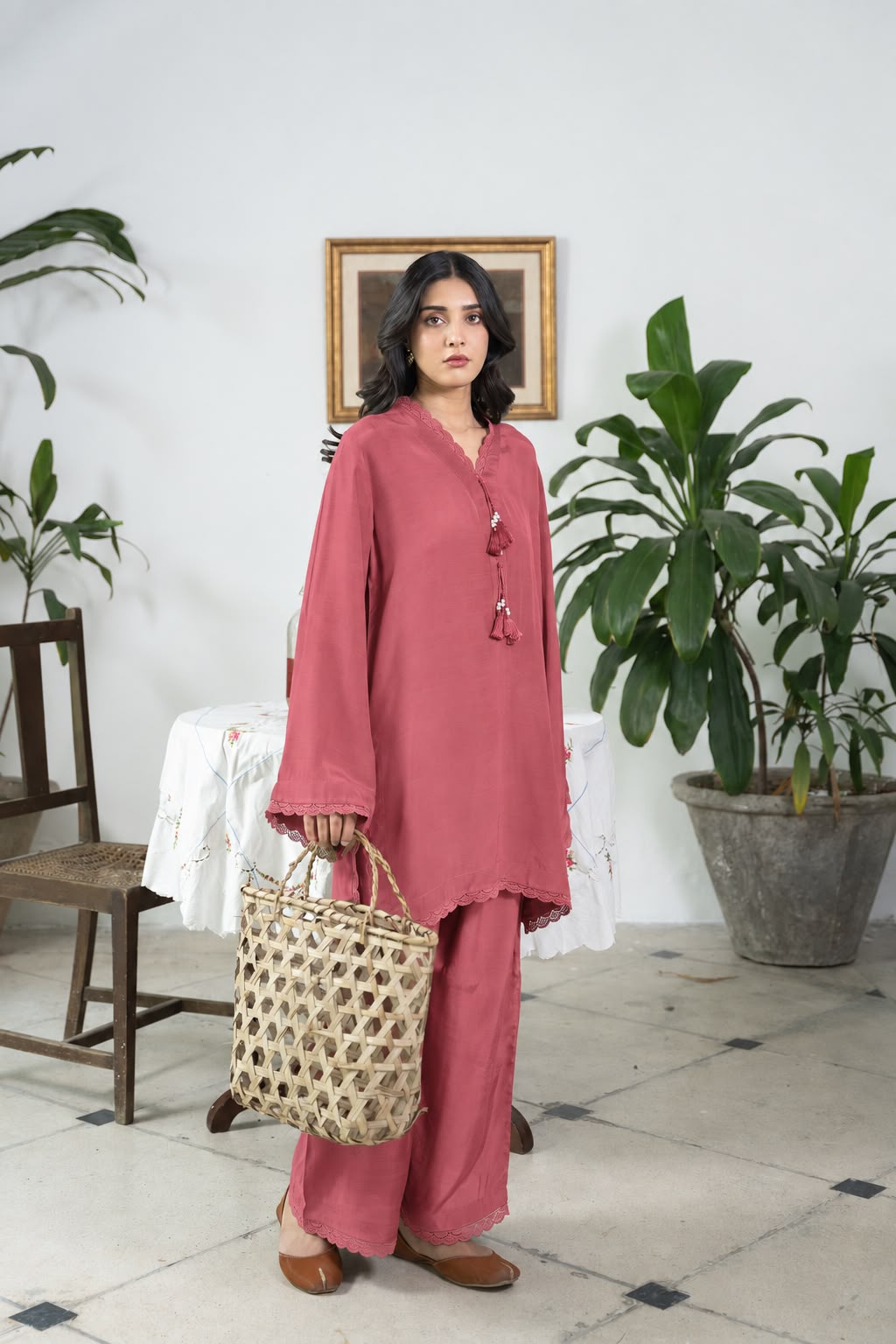 Ready to Wear 2-Piece Crape Georgette Dress