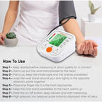Fully Automatic Digital Blood Pressure Monitor – Upper Arm BP Electric Meter