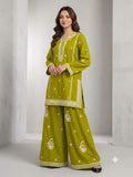 Readymade Heavy Embroidered Cotton Shirt with Farshi Shalwar | 2-Piece Luxury Suit