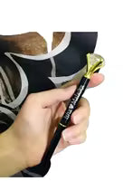 Customise Golden Diamond Pen with Interchangeable Crystal Tops