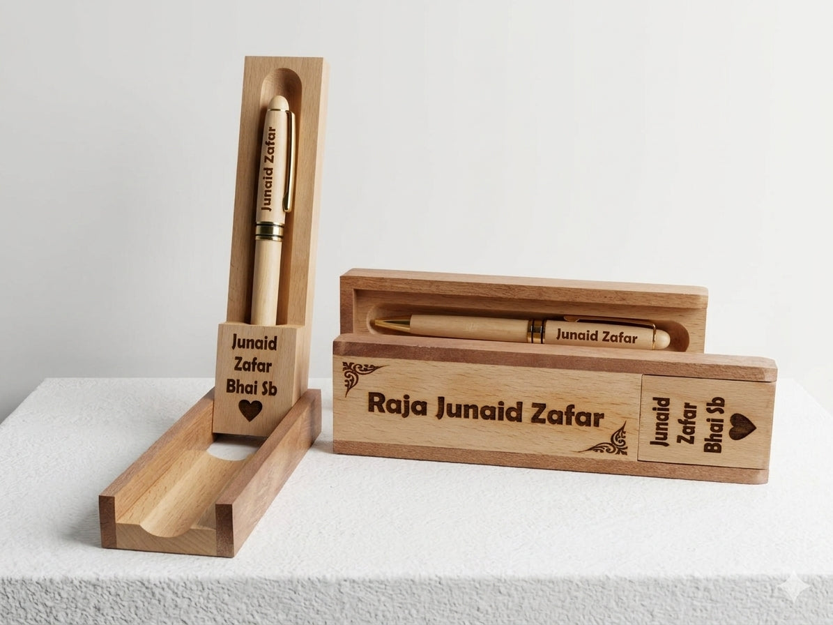 Customise Premium Imported Wooden Ballpoint Pen | Luxury Executive Gift