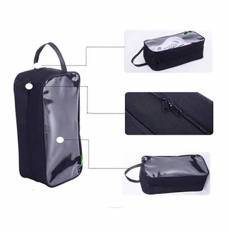 Pack Of 4 Portable Travel Shoe Organizer Bags – Waterproof Storage Pouches with Clear Window & Handle