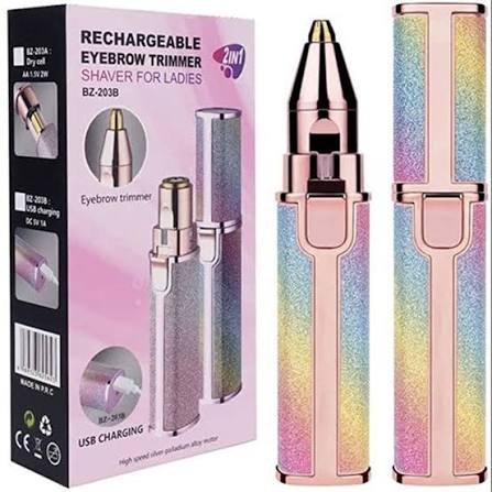 Blawless 2-in-1 Rechargeable Eyebrow Trimmer & Facial Hair Shaver for Women – High-Quality Precision Grooming Pen