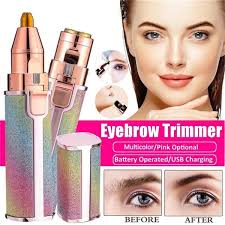 Blawless 2-in-1 Rechargeable Eyebrow Trimmer & Facial Hair Shaver for Women – High-Quality Precision Grooming Pen