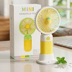 3-Speed USB Handheld Mini Fan – Rechargeable Portable Handy Fan with Type-C Cable