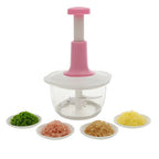 Falari 1.5L Hand Pressure Meat Grinder & Vegetable Chopper | Multi-Functional Manual Food Processor & Egg Beater