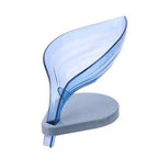 Pack of 2 Creative Leaf-Shaped Self-Draining Soap Holder – Non-Slip Suction Base Decorative Soap Dish