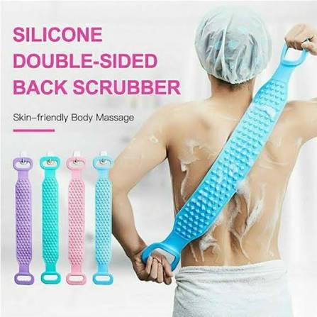 Silicone Double-Sided Back Scrubber & Body Massager