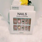 Pack of 5 Premium Gel Shine Artificial False Nails | Random Assortment Press-On Nails