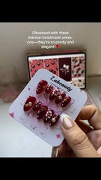 Pack of 5 Premium Gel Shine Artificial False Nails | Random Assortment Press-On Nails