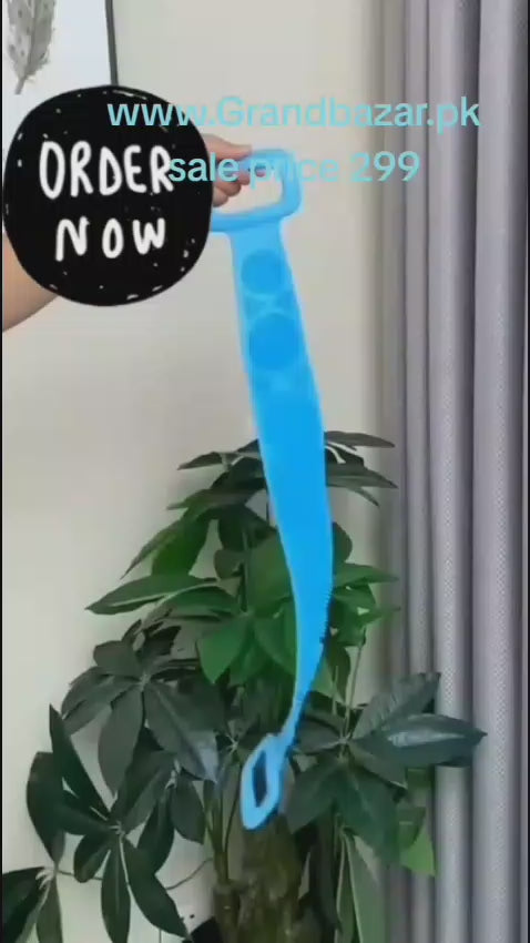 Silicone Double-Sided Back Scrubber & Body Massager