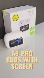 A9 Pro Smart Wireless Earbuds with LED Touch Screen Case – Grand Bazar