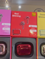 Premium Airpods Pro 2 Shining Metallic Edition with Lanyard & Buzzer Case – Grand Bazar