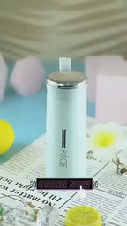 Nice Glass Water Bottle with Plastic Coated Cover and Lid (Glass Material)