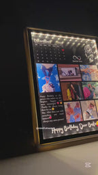Customized Square Magic Mirror Frame with Name & Picture