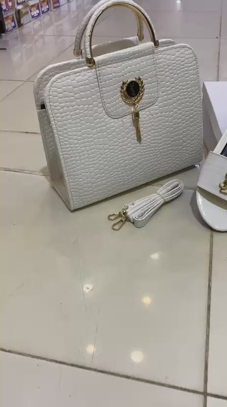 Combo YSL Style Big Size Bag with Matching Slippers