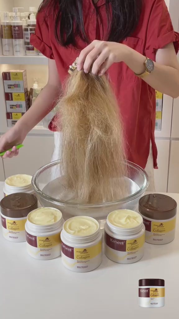 Karseell Maca Power Collagen Hair Mask (500g) – Deep Conditioning & Repair Treatment