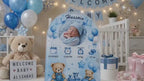 Customized Baby Birth Resin Frame with Stand & Gift Box – 12x9 Inches