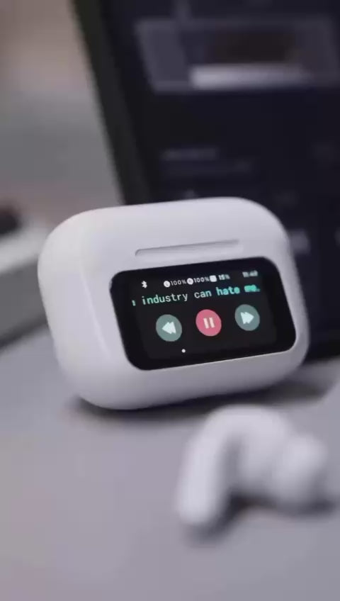 A9 Pro Smart Wireless Earbuds with LED Touch Screen Case – Grand Bazar