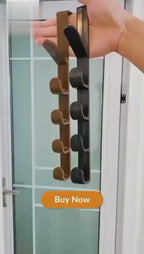Vertical Plastic Over the Door Hook Hanger