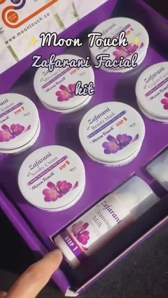 Moon Touch Zafrani Facial Kit – Glow & Brightening Skincare Set