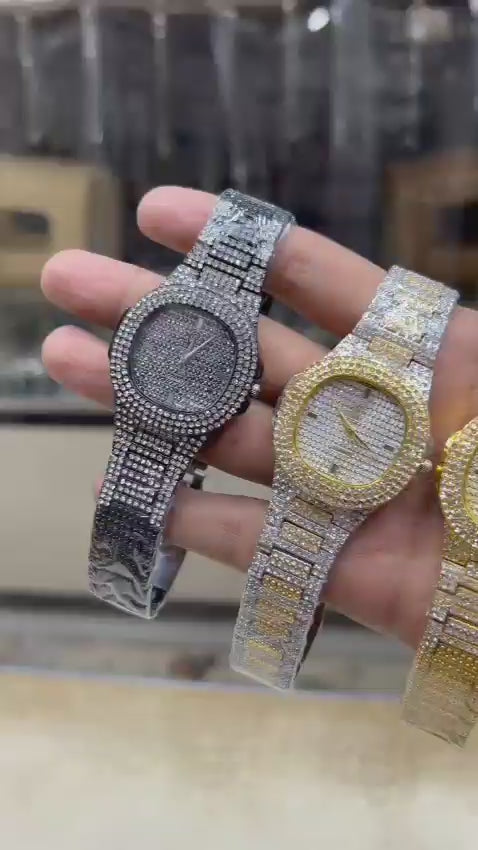 Timees Full Stone Ladies Watch