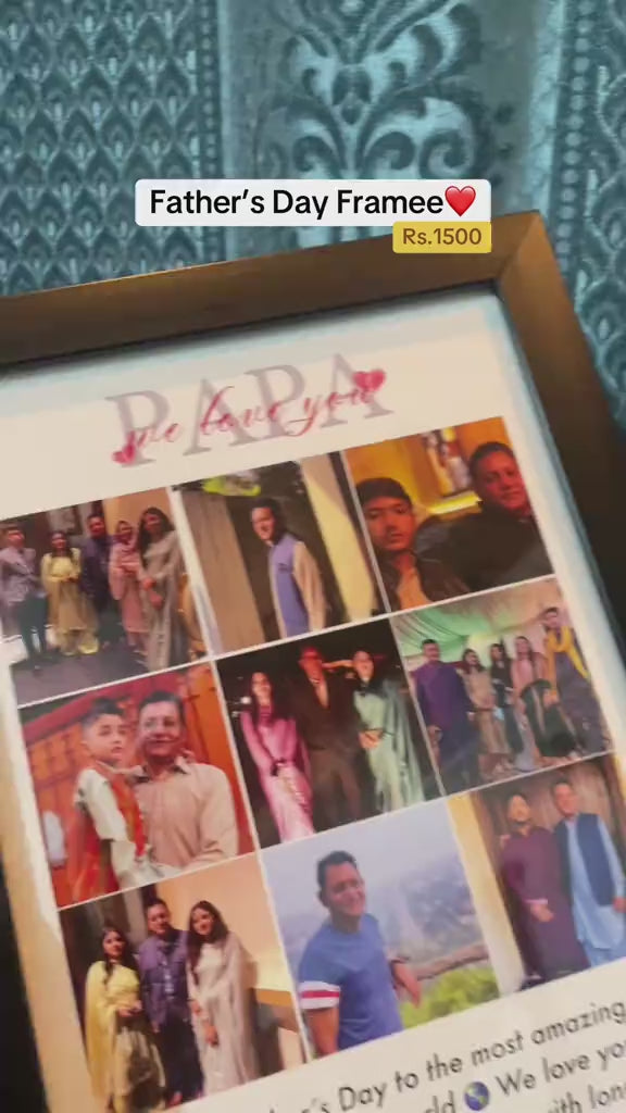 Customized Wall Hanging & Table Stand Photo Frame (Multiple Sizes)