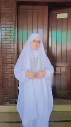 Premium 3-Piece Modest Prayer Dress Set with Matching Travel Pouch (Model: N1S6J5) – The Trendsetter By T&H
