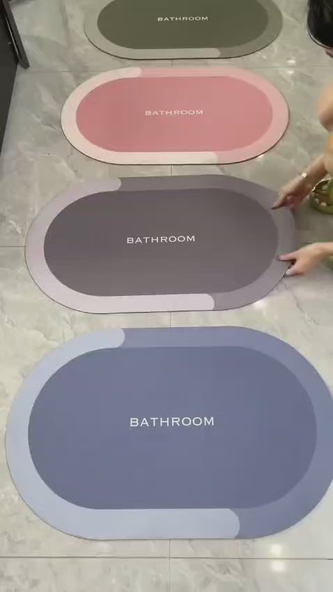 Super Absorbent Anti-Slip Bathroom & Kitchen Floor Mat